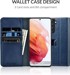 NIKCORP Torbica preklopna za mobitel, za Samsung Galaxy S21 Plus, utori za kartice, stalak, TPU zaštita od udaraca, tamnoplava