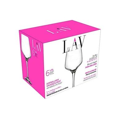 LAV Set čaša za vino 6/1 400 ml