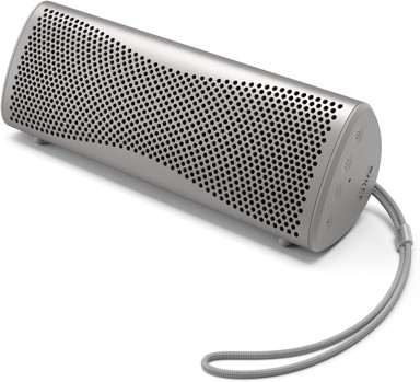 KEF Prijenosni zvučnik Muo, Bluetooth, baterija 24 h, silver dusk
