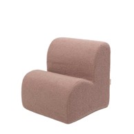 Dječja fotelja Lux Teddy, teddy pliš, ružičasta
