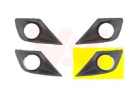 VAN WEZEL Maska branika Peugeot 207 09-, krom, prednja lijeva, sa maglenkom