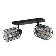 Reflektor, Consaca, 99712, E27, 2x, crna/crno prozirno staklo