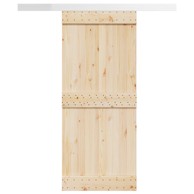 Pribor za klizna vrata 183 cm od aluminijske legure srebrna