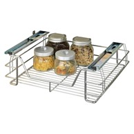 MAXIMEX Izvlačna polica od nehrđajućeg čelika Slide, 51 x 40 cm