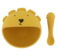TRIXIE set za jelo silikon First Baby Meal Mr. Lion