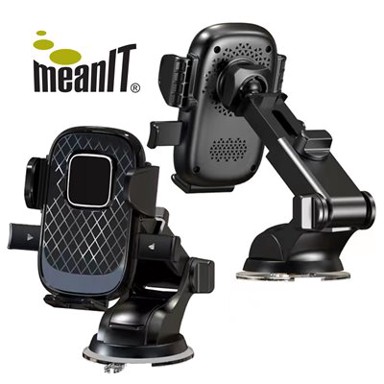 MEANIT Držač za smartphone Combo, za auto, vjetrobranski, crni