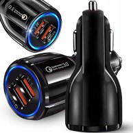 VERKGROUP LED 2x USB 3.0 auto punjač 3,1 A, crni