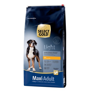 SELECT GOLD Light Adult Maxi piletina 12 kg