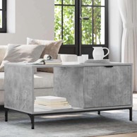 Stolić za kavu beton siva 90 x 49 x 46 cm konstruirano drvo