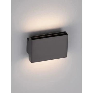 Zidna lampa Oti, LED, 10 W, 487 lm, 3000 K, IP20, srebrna
