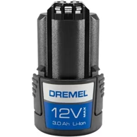 DREMEL Zamjenska baterija B12V30-01, 12 V, Li-Ion, 3 Ah, crna