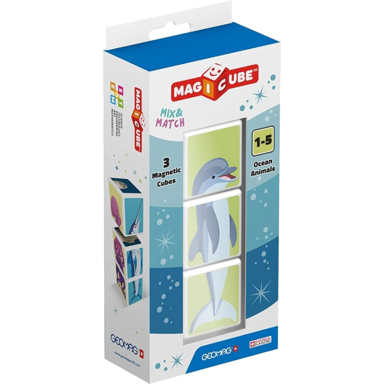 GEOMAG Slagalica Magic Mix&Match Morske životinje, 3 komada