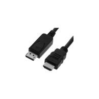 ROLINE Kabel DisplayPort 1.1 na HDMI, 1 m, crni