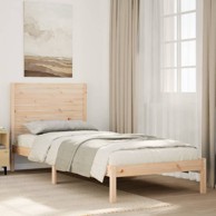 Dugi okvir kreveta bez madraca 100 x 210 cm masivno drvo