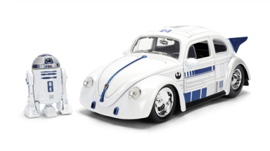 JADA Model automobila Star Wars R2D2 1959 VW Drag Beetle 9336912314R00, mjerilo 1:24