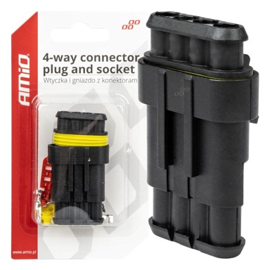 AMIO Konektor Superseal hermetični, 4-pin