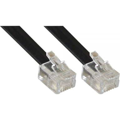 INLINE Telefonski kabel 18815, 15 m, crni