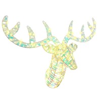 Sob vuče saonice, topla bijela, 60 cm, PET