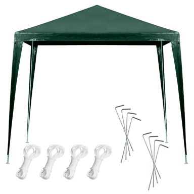 Šator za vrtne zabave, komercijalni paviljon, 2.5x2.5m, zeleni