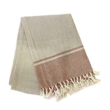 TISECO HOME STUDIO Bež-ružičasti pamučni stolnjak , 250 x 150 cm