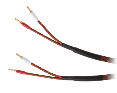 SLOMART Kabel za zvučnike Kruger&Matz Basic, banana utikači, 3 m