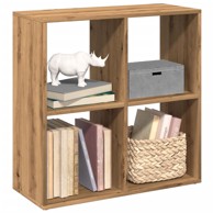 Pregrada / regal za knjige boja hrasta 69,5x29x69,5 cm drveni