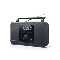 MUSE Radio uređaj M-091R, alarm funkcija, AUX ulaz, crna