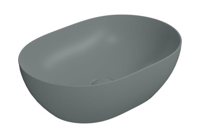 GSI Keramički umivaonik Pura Color, 50 x 35 cm, mat agava
