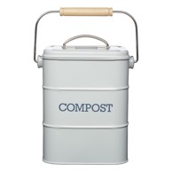 KITCHEN CRAFT Kanta za bio otpad Living Nostalgia, 3 l, siva