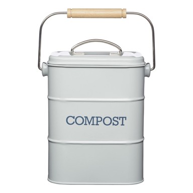 KITCHEN CRAFT Kanta za bio otpad Living Nostalgia, 3 l, siva