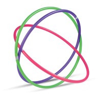 ANDRONI Hula Hoop Color, promjer 60 cm, crvena