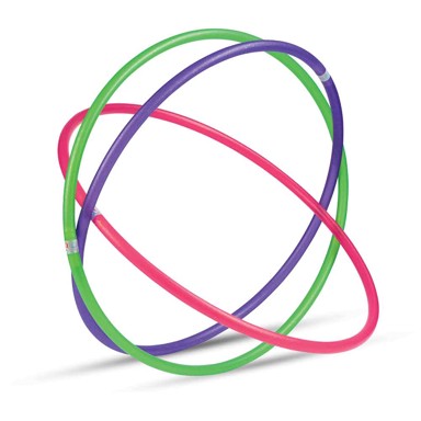 ANDRONI Hula Hoop Color, promjer 60 cm, crvena