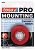 TESA jaka samoljepljiva montažna folija 5 m x 19 mm, prozirna