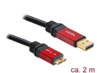 DELOCK USB 3.0 kabel A–Micro-B Premium, 2 m