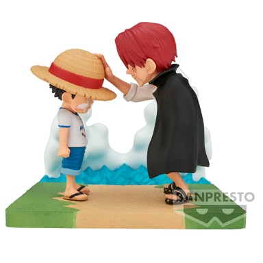 ONE PIECE Figura Luffy & Shanks, 7 cm