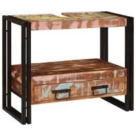 Ormarić za lavabo-umivaonik, čvrsto drvo iz reciklaže