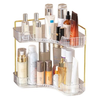 LIVEFY Organizator Organizator za kozmetiku Nest, zlatni