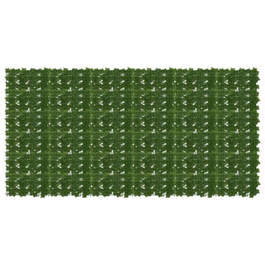 Zaslon za balkon s lišćem 300x150 cm, zelena