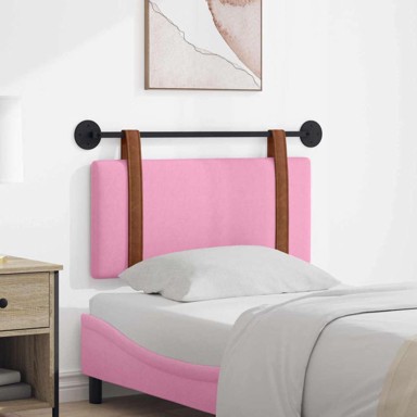 Zidno uzglavlje 100 x 55 x 5 cm, antikni PU, ružičasto