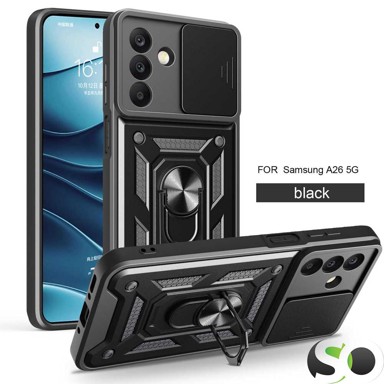 CAMSHIELD Pro Maskica s magnetnim stalkom, Samsung A17/A26, crna