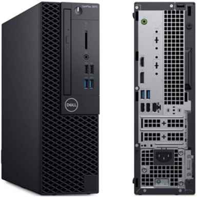 DELL Stolno računalo OptiPlex 7070 SFF / Intel Core i5-9400, 16 GB RAM, 256 GB SSD, Windows 11 Pro, crna (obnovljen)