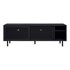 UNIQUE FURNITURE Crna metalna TV komoda 160x55x45 cm Veep 