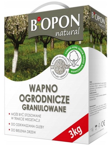 BIOPON Vrtno vapno BIO-1541 za bijeljenje i odiseljavanje tla