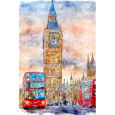 FEDKOLOR Slika 60x90 cm London