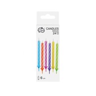 Rođendanske svjećice Color, 24 kom