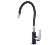 HYDROLAND Kuhinjska slavina, s pokretnom cijevi, crna