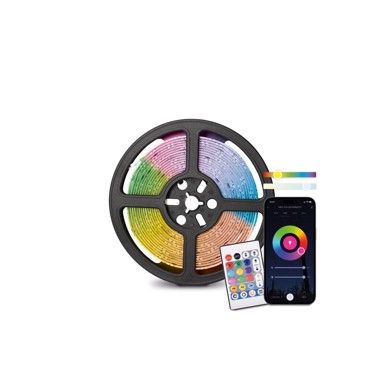 KSIX LED traka BXLEDST5M11, mogućnost rezanja, 900 lumena, RGB + CCT boje, 5m