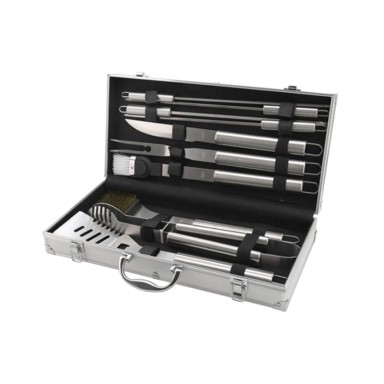 Set pribora za roštilj, 11 dijelova, 46 x 23 x 8,5 cm