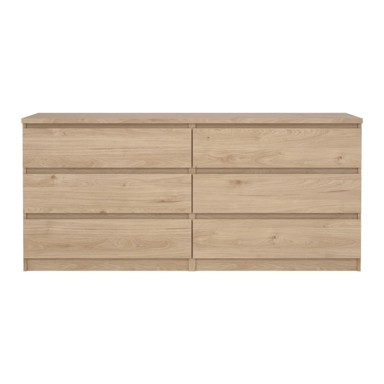 TVILUM Komoda u dekoru hrasta u prirodnoj boji, 154x70x50 cm Naia