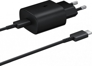 SAMSUNG Kućni punjač i podatkovni kabel SUPER FAST CHARGE, Type C - Type C, crni